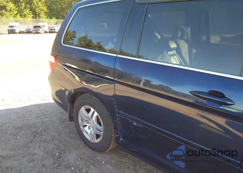 2007 Honda Odyssey Ex из США, поврежденный, VIN 5FNRL384X7B112355